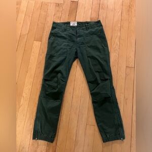 Nili Lotan French Military Green Cargo Joggers